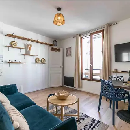 Charming 1bdr 4p Flat - - Near Paris Apartamento