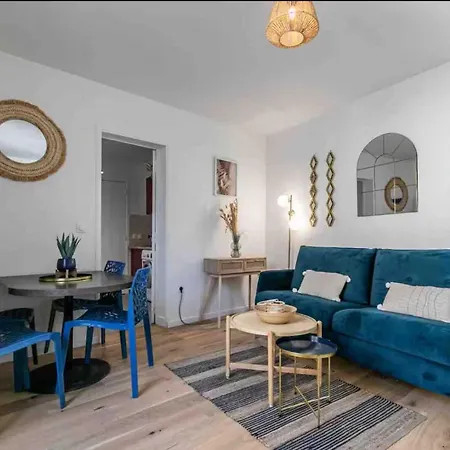 Charming 1bdr 4p Flat - - Near Paris Apartamento *